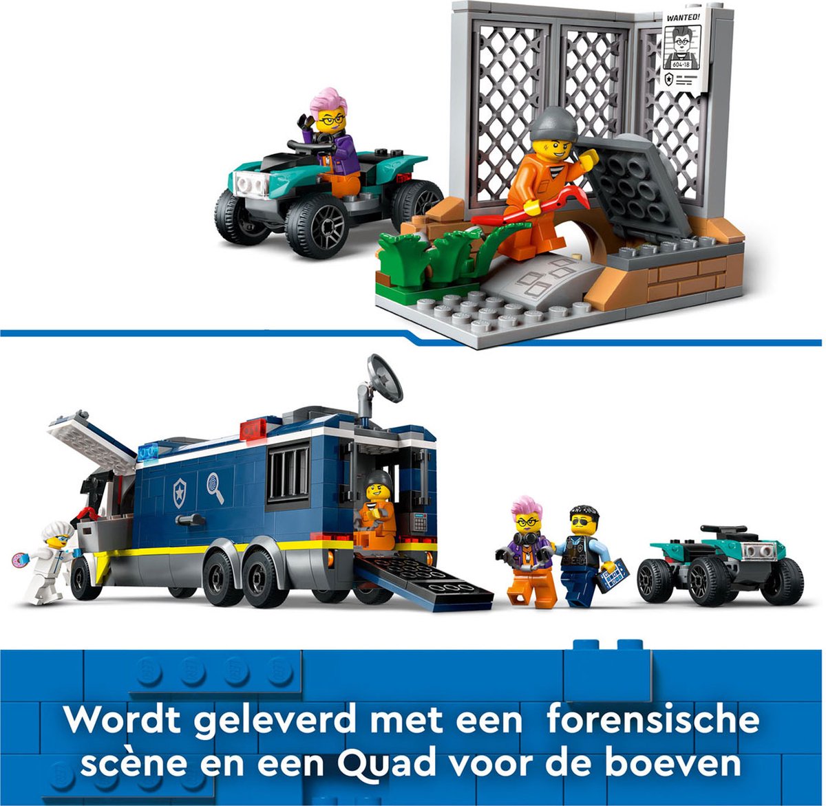 LEGO 60418 City Politielaboratorium in truck Politie Speelgoed voor Kinderen vanaf 7 jaar — afbeelding 17