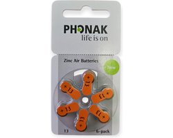 Phonak P13 hoortoestel batterij