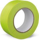 Ducttape Fluoriserend 50mm - 25m - Geel