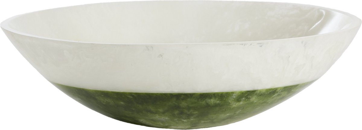 Schaal BINANGA - Ø26x7.5cm - Wit