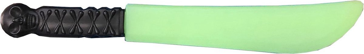 Partychimp Voordeelverpakking 6 pack Machette Halloween - 40 X 10 Cm - Groen/Zwart - 6 pack