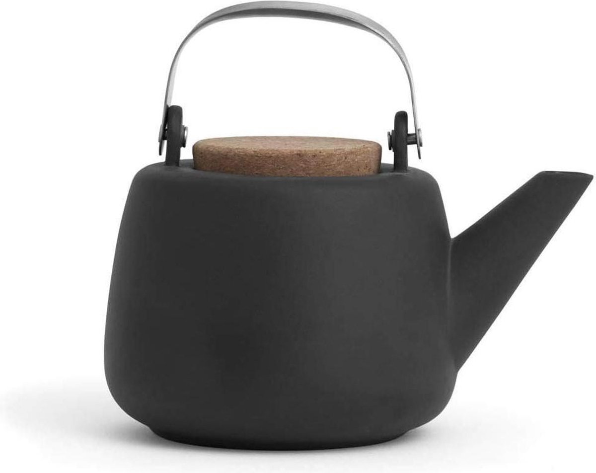 Theepot Porseleinen verwijderbare zeef Storm - druppelvrij elegant handvat losse thee 13L