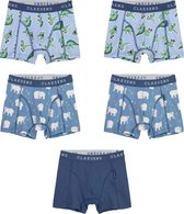 Claesen's Boxer 5 Pack Jongens Onderbroek - Maat 104-110