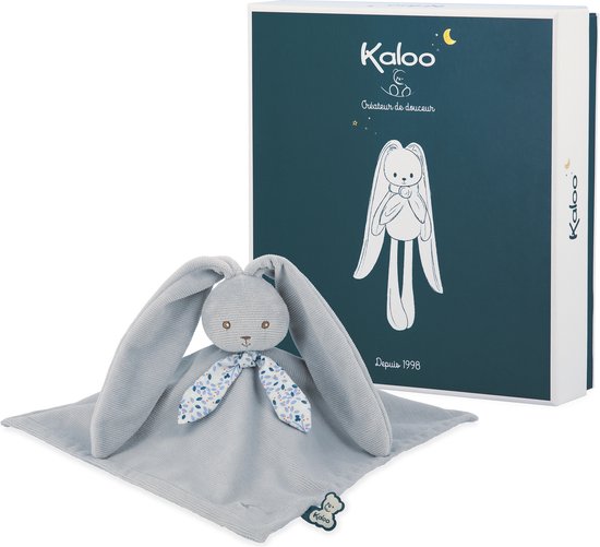 Kaloo Lapinoo - Knuffeldoek konijn - Blauw kleur — afbeelding 4