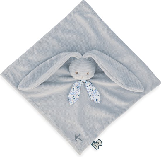 Kaloo Lapinoo - Knuffeldoek konijn - Blauw kleur — afbeelding 3