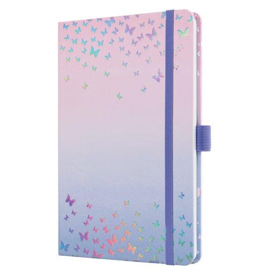 Foto: Sigel agenda 2025 jolie beauty a5 hardcover 7 dagen 2 pagina s butterfly confetti candy si j5347