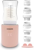 Bol.com Vulpes Goods® BabyCare - Flessenwarmer Onderweg Pro Max - Draagbare Baby Flessenwarmer - Intelligente Flesverwarmer - 4 ... aanbieding
