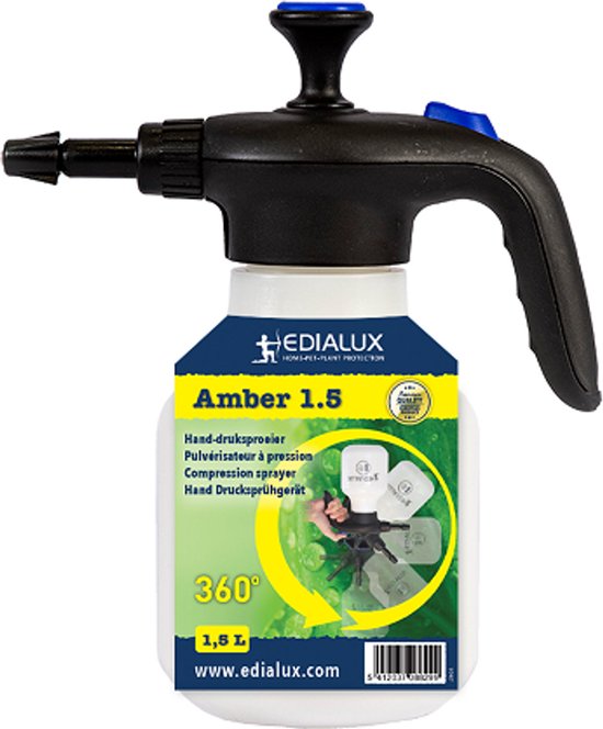 Edialux Handdruksproeier Amber 1.5 - 1,5 liter - 360° draaibaar. van Merkloos	 — afbeelding 2