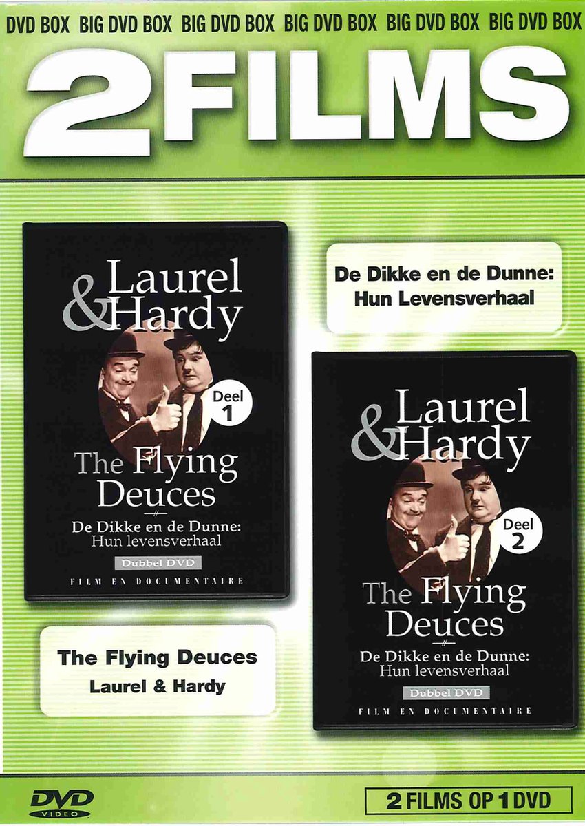 DVD - Laurel en Hardy - the Flying Deuces deel 1 en 2
