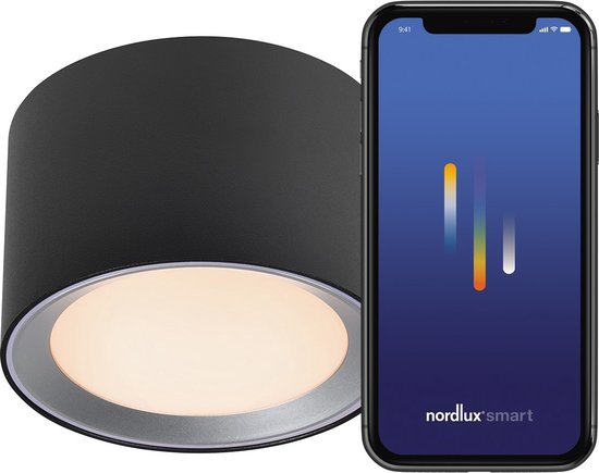 NORDLUX | LANDON SMART 2700-6500K SORT