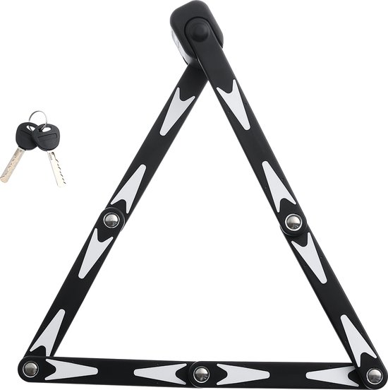 Hikemeister ® Vouwslot ART 2 - 95cm Fietsslot / Fatbike / Fietsslot / Ebike / Mountainbike slot / Racefiets slot / BMX slot met bevestiging van Hikemeister — afbeelding 2