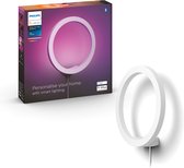 Philips Hue Sana Wandlamp - White and Color Ambiance - Gëintegreerd LED - Wit - 20W- Bluetooth