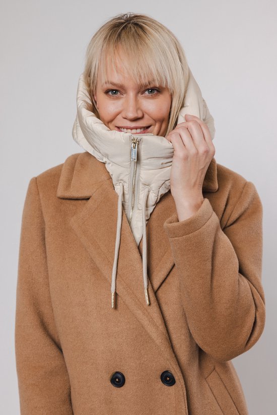 Foto: Rino pelle tabita hood collar beige