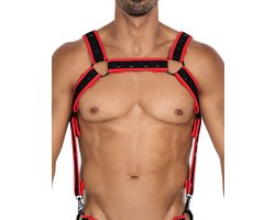Cut4Men - Fetish Harnas - Tuigje - Neo - Rood/Zwart