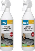 HG Vetweg 500 ml 2-pack met KD spons