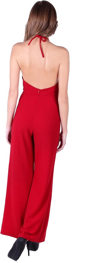 Combinaison John Zack bordeaux, dos nu