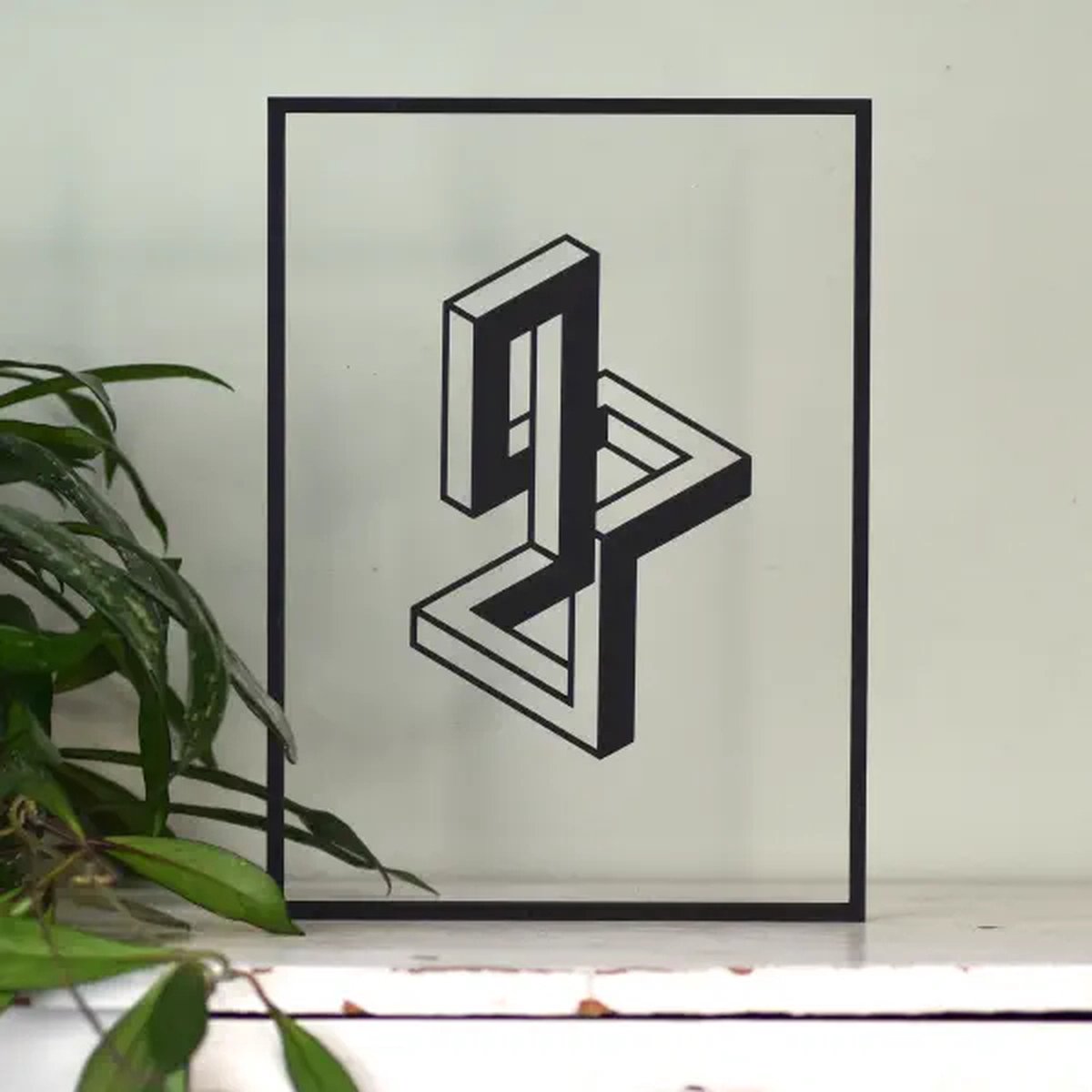 Houten lijstje – Floating Frames – Optische illusie #2