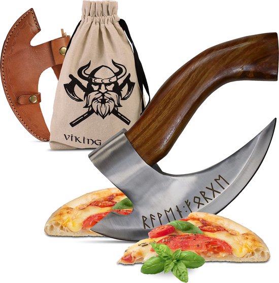 Pizzames 430 Staal Bamboehandvat Ergonomisch Ronde Bijl