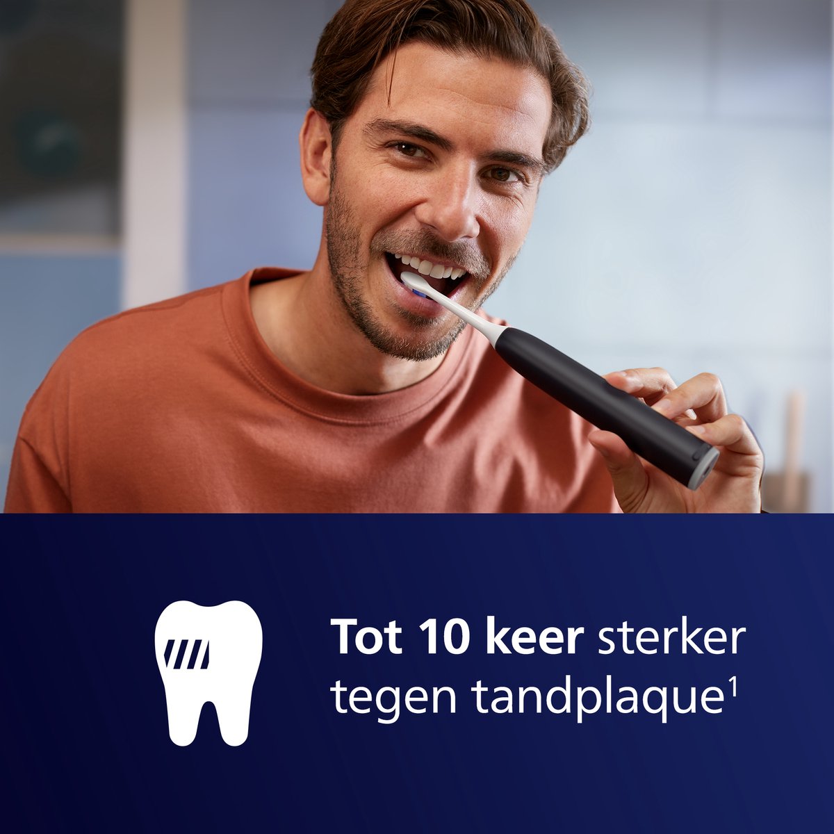 Afbeelding 3 van Philips Sonicare 6500 Series - Elektrische Tandenborstel - Zwart - Reisetui - Gevoelige tanden - HX7411/02