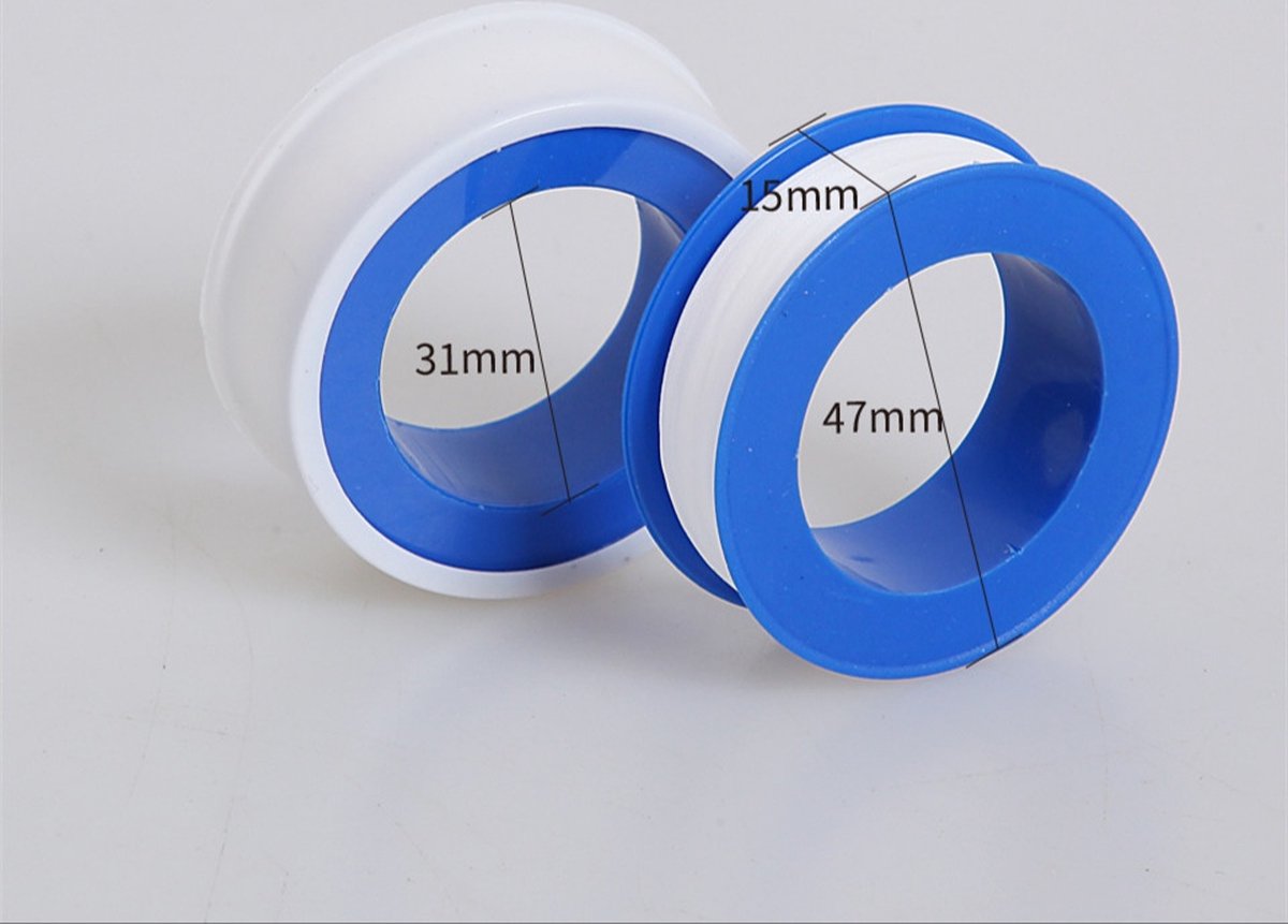 Een rol Sanitair Loodgieter Montage Draad Seal Tape PTFE Voor Waterleiding Afdichting - 10 meters * 1.2cm