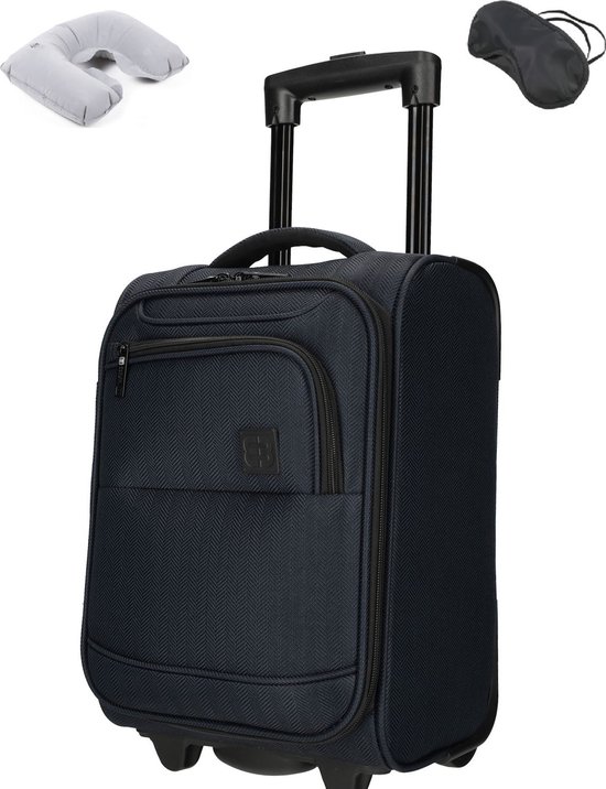 KLM & Transavia Handbagage Koffer 40x30x20 cm - Underseater Koffer - Air France / Turkish Airlines / British Airways / Finnair / SAS / TAP - LET OP EXTRA KLEIN !!