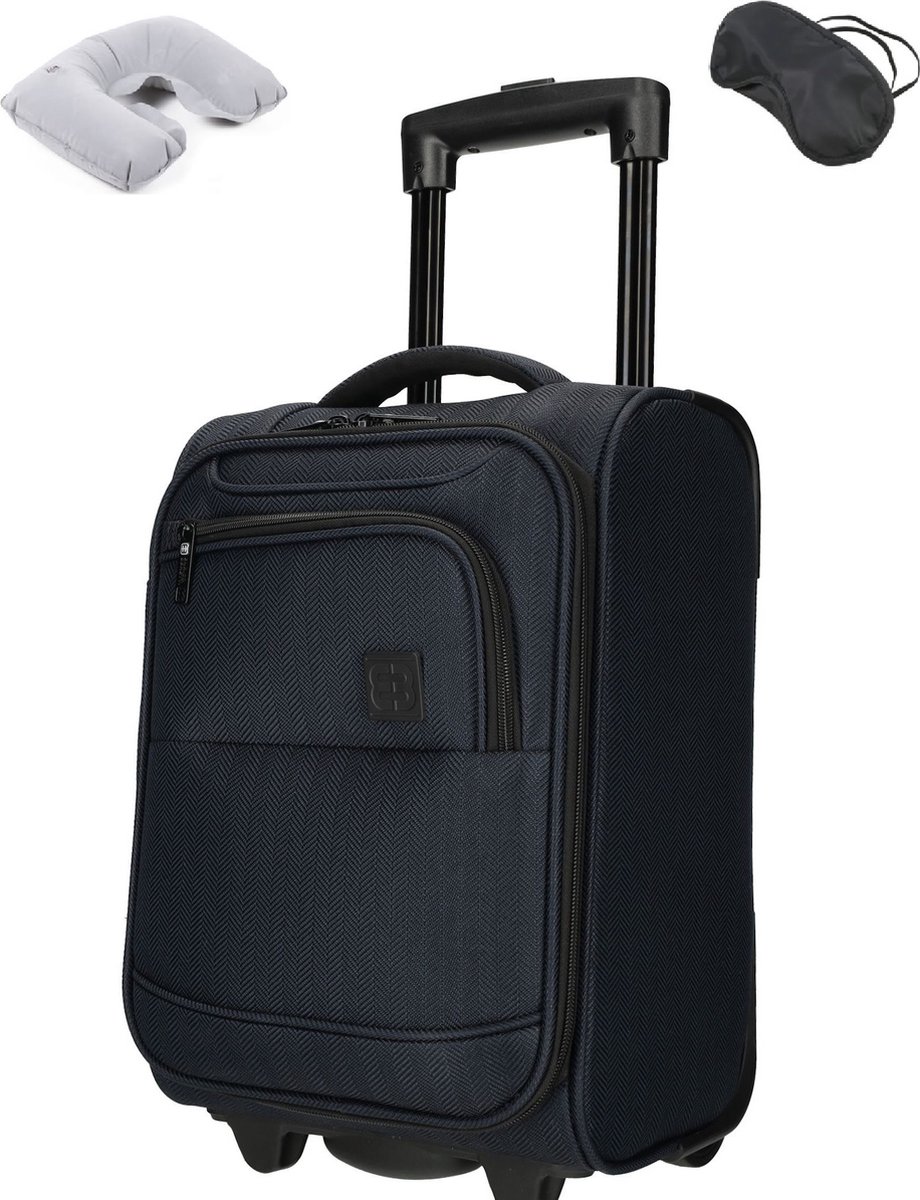 KLM & Transavia Handbagage Koffer 40x30x20 cm - Underseater Koffer - Air France / Turkish Airlines / British Airways / Finnair / SAS / TAP - LET OP EXTRA KLEIN !!