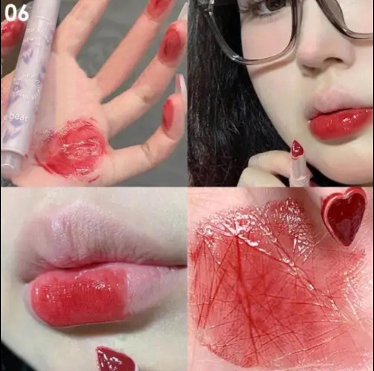 LIPGLOSS POTLOOD - Hydraterende Glanspotlood – Semi-transparant - Stralende Lippen – Lippenverzorging – Balsem - Vegan - Waterbestendig - Lippenverzorging – Natuurlijke Oliën - Ook voor Lippenstift - Voedende, Volle en Zachte Lippen- 6 WENSEN