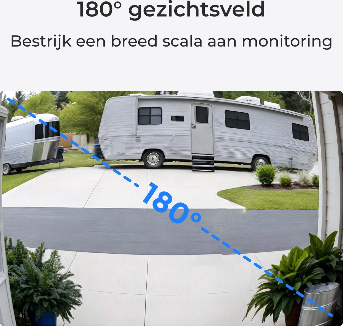 Afbeelding 3 van Reolink 2K WiFi Video Deurbel, Groothoek van Kop tot Teen, Draadloze WiFi-camera, Zonder Abonnemen, Detectie Persoon/Verpakking, Tweewegaudio, Zwart
