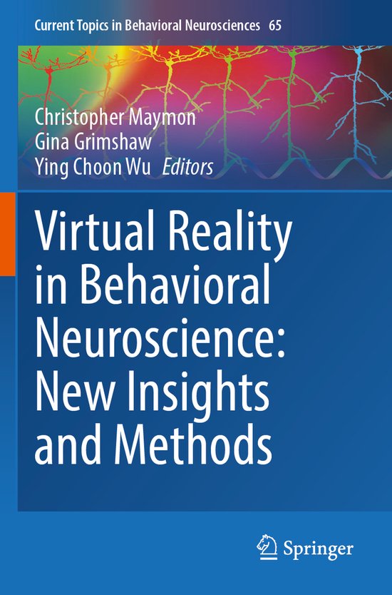 Current Topics in Behavioral Neurosciences65- Virtual Realit ... - cover