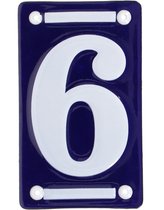 (1 STUKS) HUISNUMMER 6 GEEMAILEERD