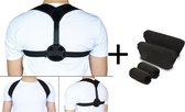 rugbrace -rugbrace pads -houding postuur - rugproblemen - onderarm - pads  - Verstelbare OneSize Rug Brace - Houding Correctie  - fysio - Unisex - fitness - sport - gezond