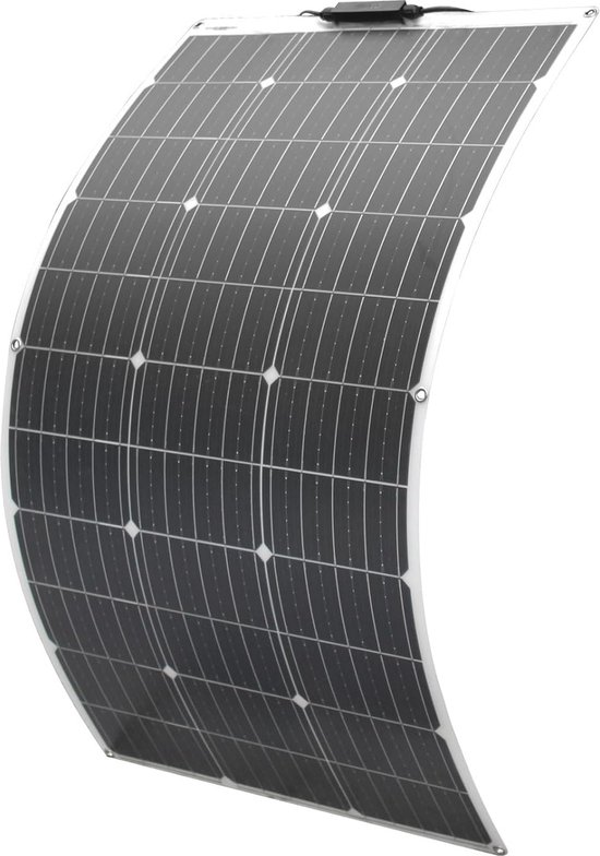 Panneau solaire flexible 100 W pour Camper, RV, Bateaux et caravane ...