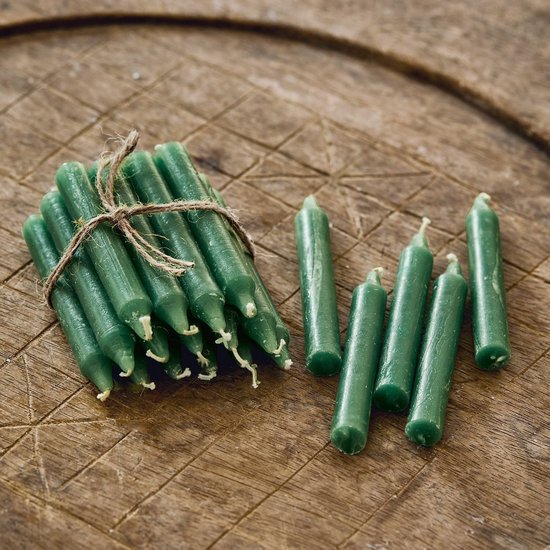 LOBERON Bougie lot de 20 Noufa vert