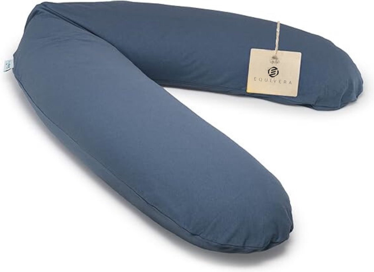 Equivera Zijslaapkussen Volwassenen - Zijslaapkussen - Lichaamskussen Zijslaper - Zijslaap Kussen Volwassenen - Zwangerschapskussen - Voedingskussen - Borstvoedingskussen - Body Pillow - Voor een comfortabele nachtrust!