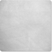 Tapis de souris XXL - Sous-main - Sous-main - Cuir - Structure - Aspect cuir - Grijs - 50x50 cm - Tapis de souris XXL