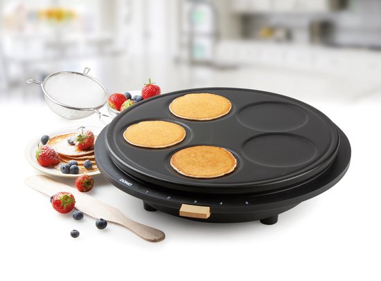 DOMO DO9227P Pannenkoekenmaker - 2 soorten platen - 1 grote of 5 kleine pannenkoeken - 1500W — afbeelding 5