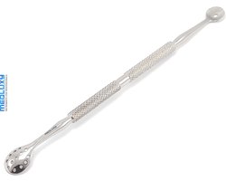 MEDLUXY® Pro - ComedonenLepel - Comedonendrukker (mee-eter verwijderaar) - Lepelmodel - 15.5 cm…