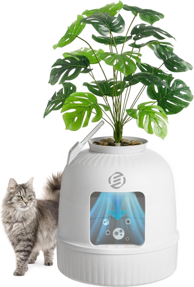 Equivera zelfreinigende kattenbak – automatische kattenbak – electrische kattenbak – robot kattenbak