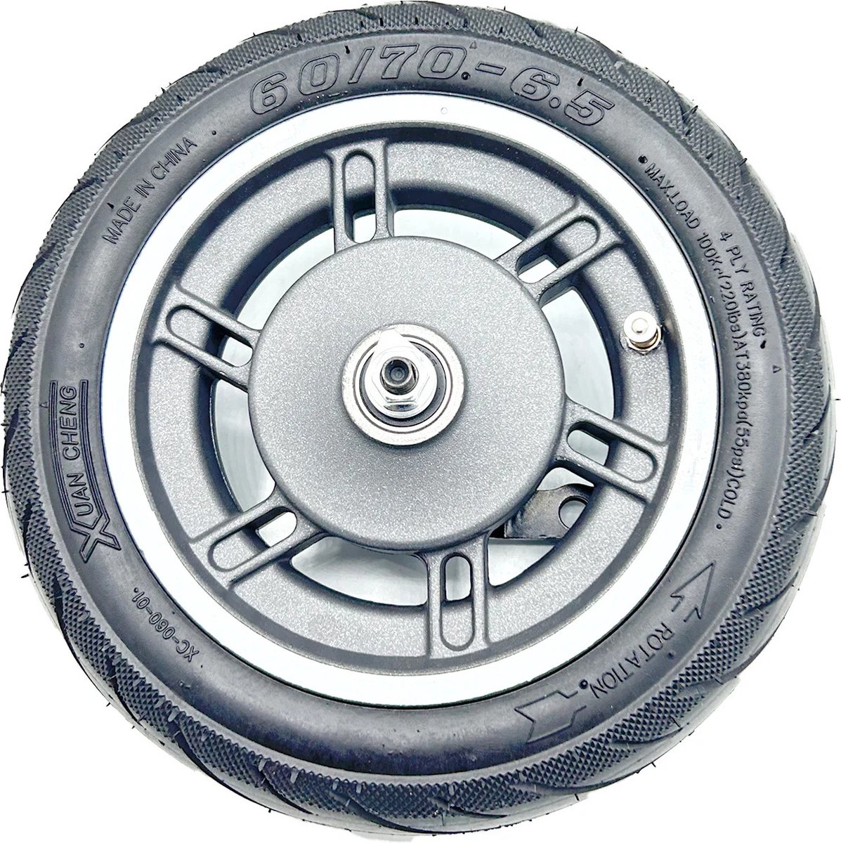10 inch elektrisch scooter voorwiel tubeless voor ninebot - afbeelding 2