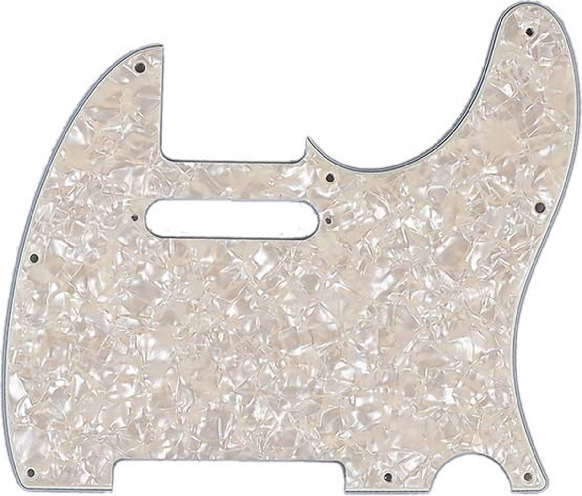 Fender 992174000 pickguard Standard Tele®, 8 screw holes, 4-ply, parchment moto