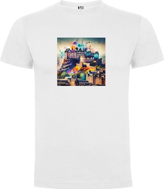 Sandy Castles V-neck T-shirt Dames