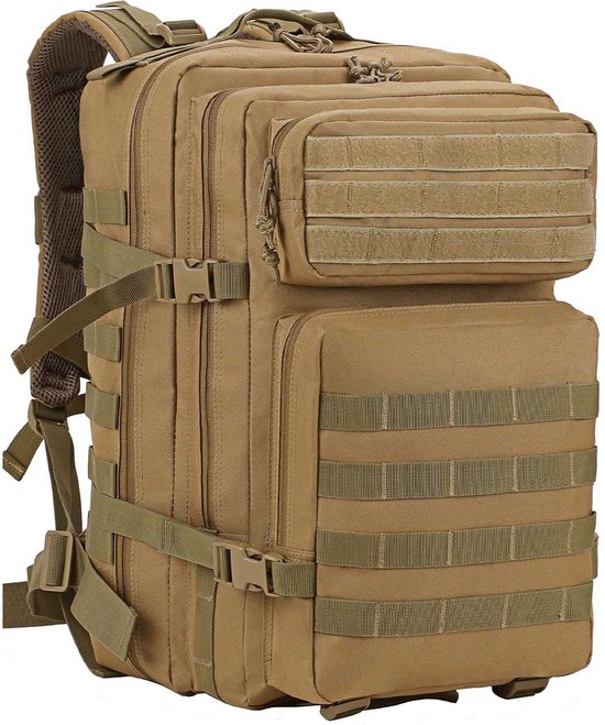 YONO tactical backpack – militaire rugzak – 45L – bruin