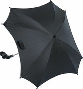 Titaniumbaby Parasol Vierkant met universele klem UV 50+ Protectie - Black