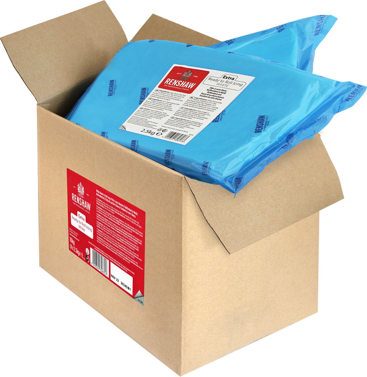 Renshaw Rolfondant Extra - Wit - 10kg