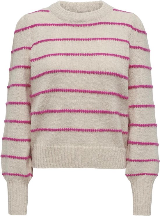 JDY JDYSIGRID LIFE L/S ON PUFF PULL KNT NOOS Dames Trui - Maat S
