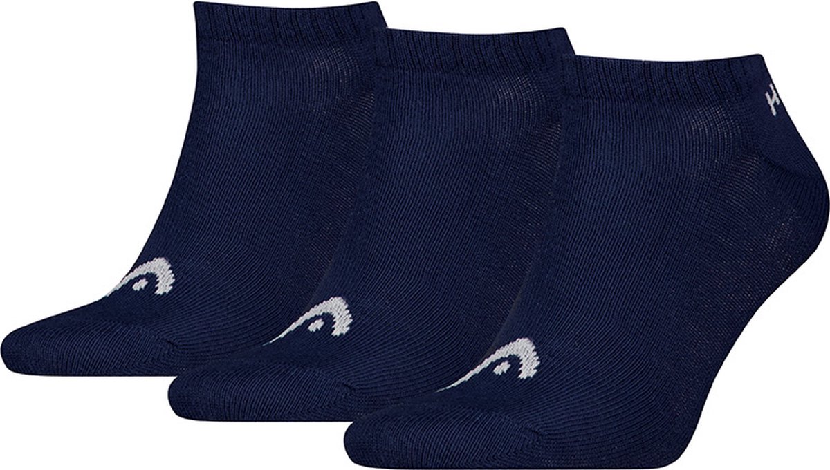 HEAD unisex 3P sneakersokken elements Blauw