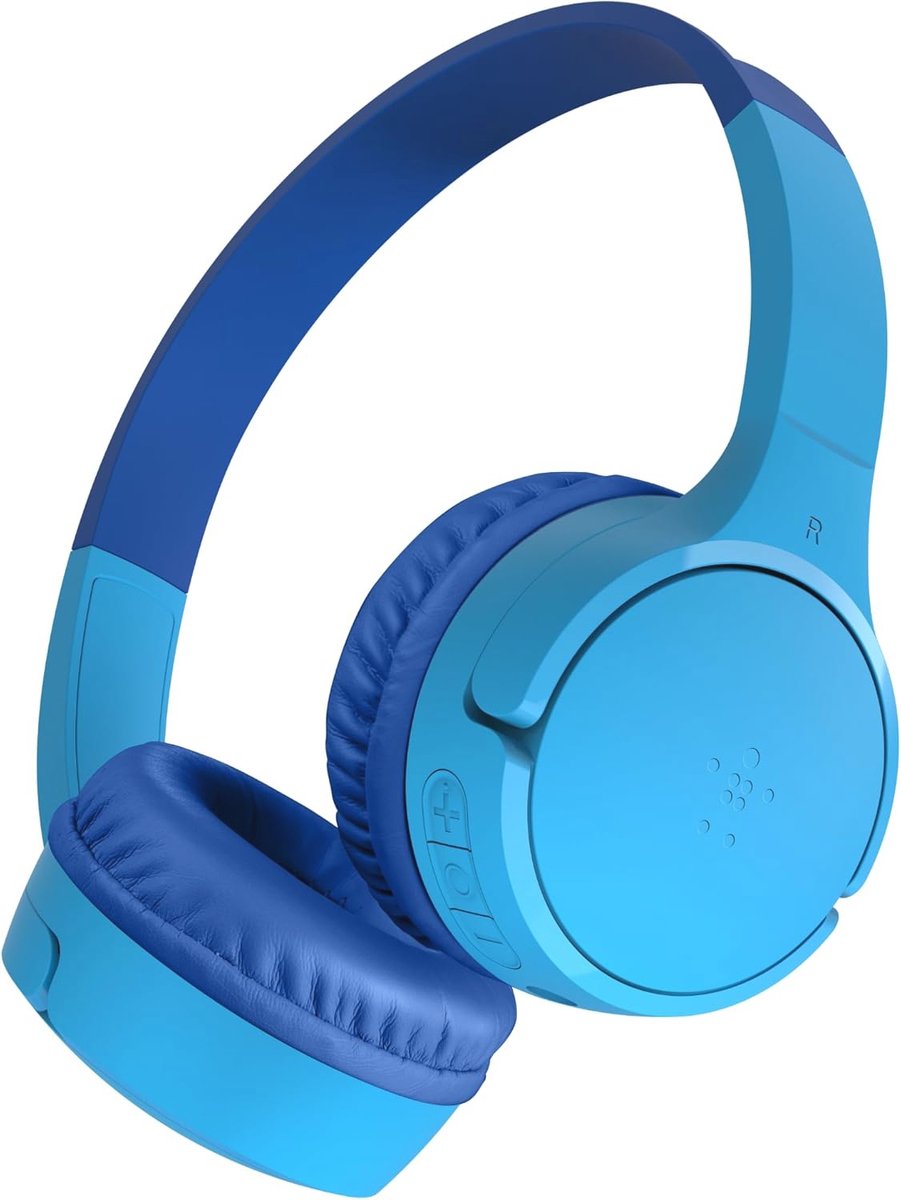 Draadloze koptelefoon voor kinderen met 30 uur luisterplezier en microfoon - Perfect voor onderwijs en reizen