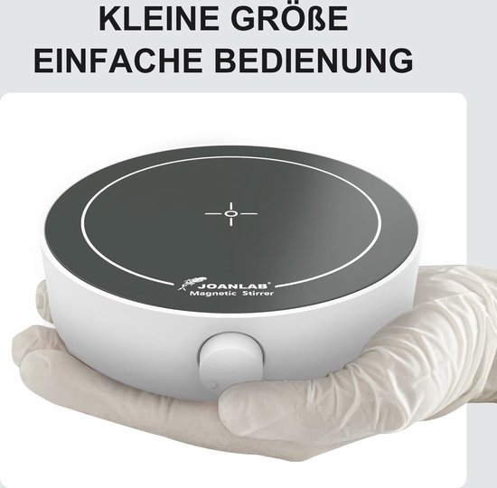 Magnetische Roerstaafjes en Mini Roerplaat voor Laboratorium - 3000 ml Mixer en Magneetroerder — afbeelding 4