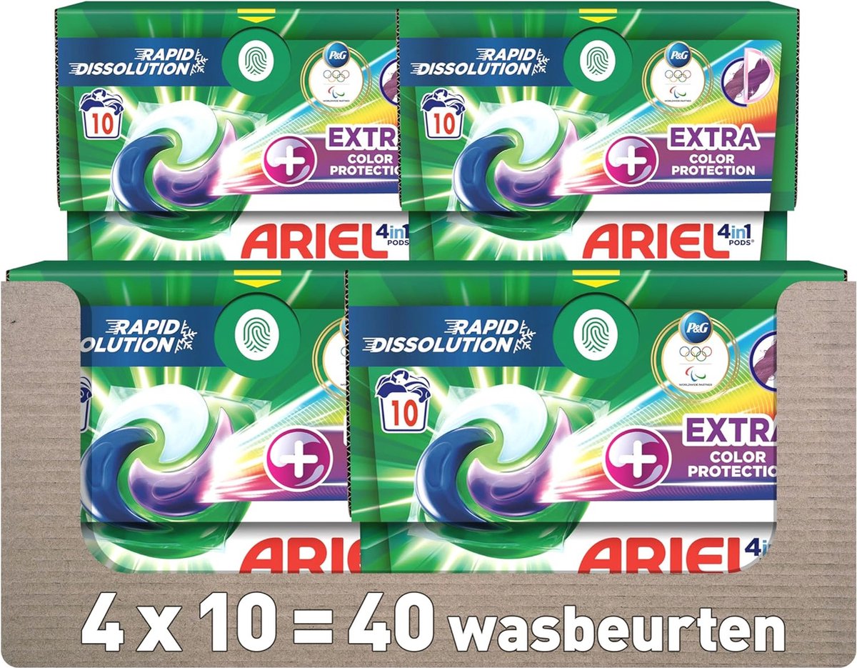 Goedkoopste Wasmiddelcapsules 4in1 voor Kleurbehoud en Glans, 40 Wasbeurten