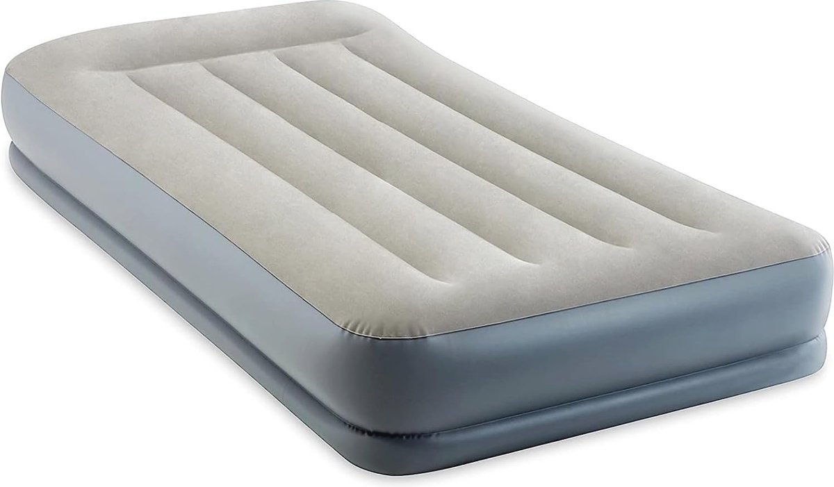 Double Cushion Support Medium Air Mattress with Fiber-Tech RP - Inflated Dimensions - 99cm x 191cm x 30cm